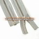 High quality #5 metallic silver tape metal zipper for jacket