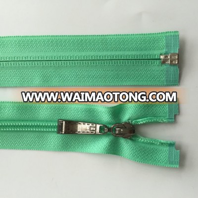 Manufactory easy used eco-friendly aluminum zipper and iron on zipper